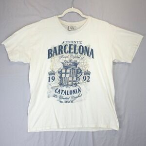 Fox Originals Barcelona Catalonia La Ciudad Condal MCMXCII Graphic T Shirt XL